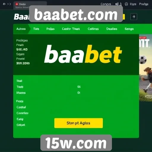 Avaliação da interface do usuário no baabet.com